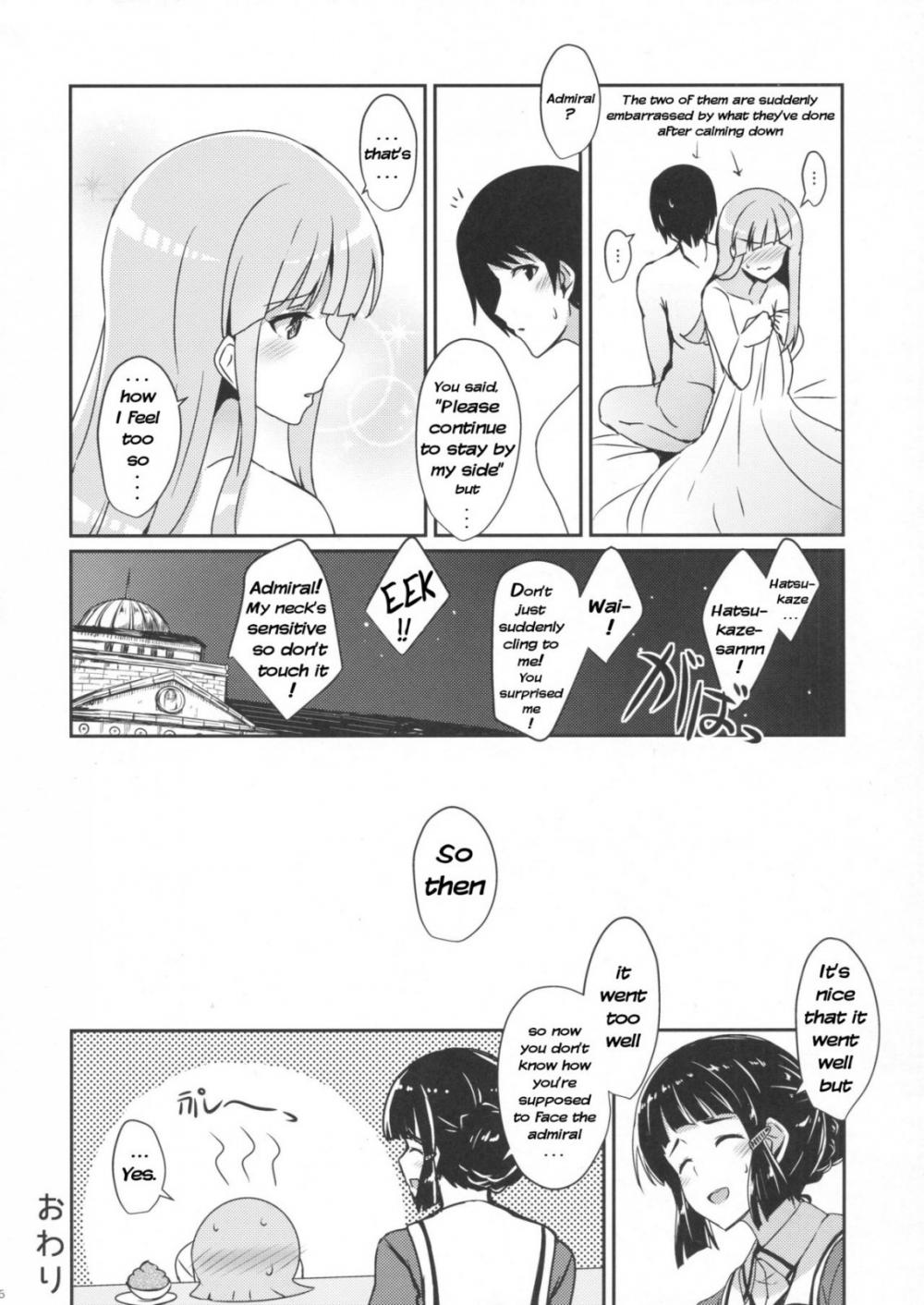 Hentai Manga Comic-Hatsukaze's Wedding Night-Read-15